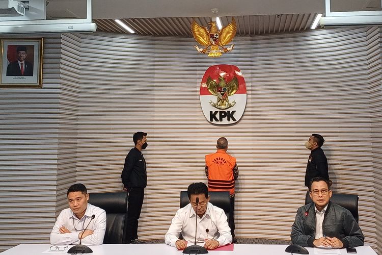 konferensi pers Komisi Pemberantasan Korupsi