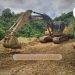 Dengan mengerahkan alat berat, Perbaikan Jalan Tani di Desa Balayo dilakukan, Minggu (28/1/2024)  (aset : tim)