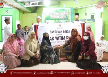 KPU Pohuwato doa bersama rumah yatim