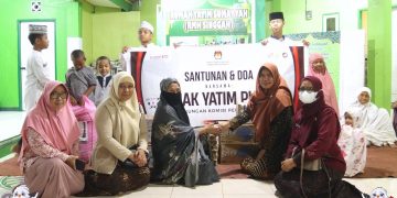 KPU Pohuwato doa bersama rumah yatim