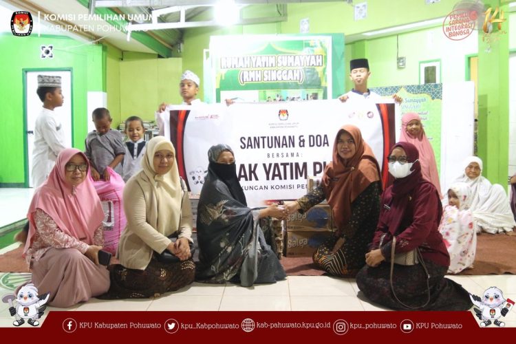 KPU Pohuwato doa bersama rumah yatim