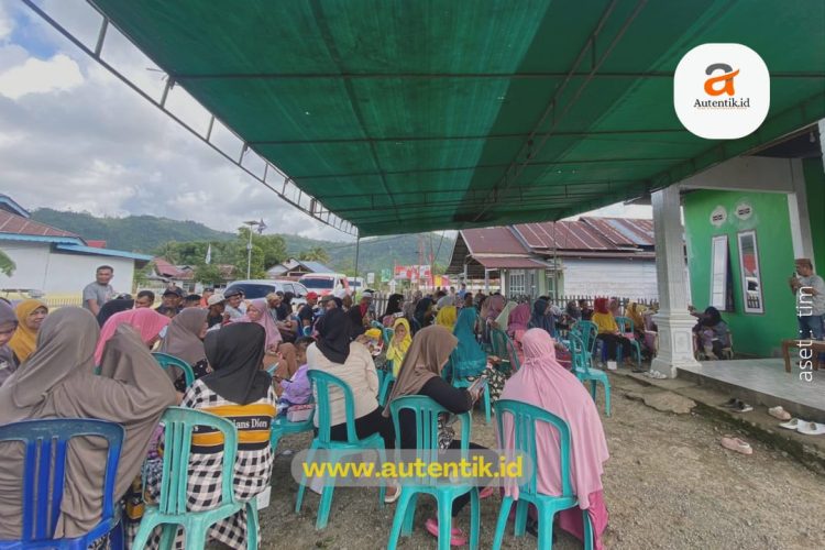 Kampanye tatap muka terbatas calon Anggota DPD RI, Syarif Mbuinga di Kabupaten Gorontalo Utara, Sabtu (20/1/2024).