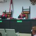 Sidang lanjutan kasus kerusuhan Pohuwato di pengadilan Tipikor dan Hubungan Industrial Gorontalo, Selasa (6/2/2024).