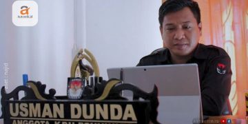 Komisioner KPU Kabupaten Pohuwato, Usman Dunda.