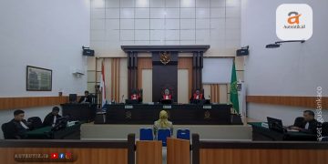 Sidang perkara pemilu di Pengadilan Negeri Tilamuta, Senin (11/2/2024).