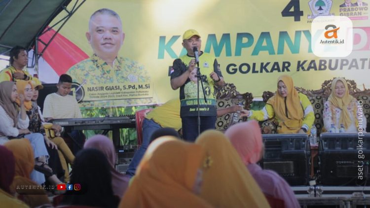 Ketua DPD II Golkar Pohuwato, Nasir Giasi,