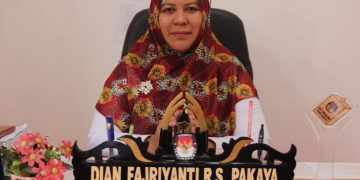 Komisioner KPU Pohuwato, Dian Fajriyanti R.S. Pakaya.
