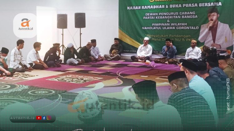 Kajian Ramadhan dirangkaikan buka bersama DPC PKB Pohuwato dan PWNU Provinsi Gorontalo, Kamis (4/4/2024).