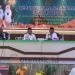 Ketua DPRD, Nasir Giasi, saat memberikan sambutan pada bimbingan manasik haji Kabupaten Pohuwato, Selasa (23/4/2024).