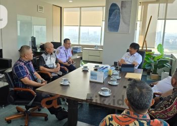 Bupati Saipul A. Mbuinga, Ketua DPRD Nasir Giasi beserta OPD terkait saat berkunjung ke Kementerian Perhubungan, Senin (29/4/2024).