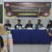 Rapat evaluasi tahapan pemilu 2024 KPU Kabupaten Pohuwato bersama badan adhoc, Ahad (28/4/2024).