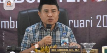 Ketua KPU Kabupaten Gorontalo, Roy Hamrain,