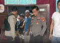 Kapolsek Marisa saat melakukan olah TKP penikaman yang terjadi, Rabu (10/4/2024).