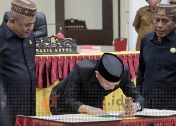 Paripurna DPRD Kabupaten Pohuwato, Senin (7/5/2024).