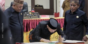 Paripurna DPRD Kabupaten Pohuwato, Senin (7/5/2024).