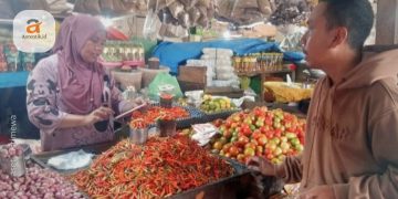 Potret Pasar Tradisional Marisa.