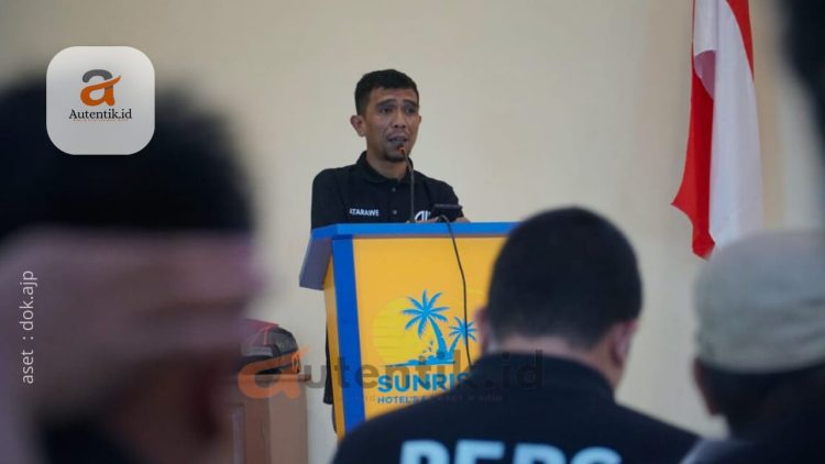 Ketua Aliansi Jurnalis Pohuwato, Gusman Latarawe