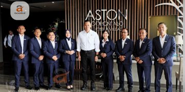 Menteri Agraria dan Tata Ruang bersama Manajemen ASTON Gorontalo Hotel & Villas.