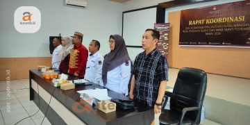 Rakor dan sosialisasi pencalonan perseorangan oleh KPU Kabupaten Pohuwato, Kamis (2/4/2024).