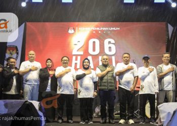 Peluncuran Pemilihan Bupati dan Wakil Bupati Kabupaten Pohuwato, Ahad (5/5/2024).