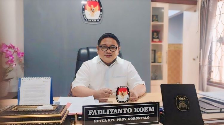 Ketua KPU Provinsi Gorontalo, Fadliyanto Koen.