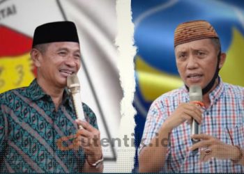 Ketua DPC Gerindra Pohuwato (kiri), Ketua DPD NasDem Pohuwato (kanan)