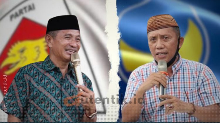 Ketua DPC Gerindra Pohuwato (kiri), Ketua DPD NasDem Pohuwato (kanan)
