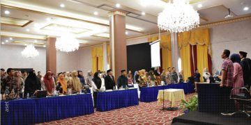 Bimtek penyusunan daftar pemilih oleh KPU Kabupaten Gorontalo, Selasa (18/6/2024).