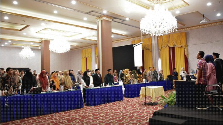 Bimtek penyusunan daftar pemilih oleh KPU Kabupaten Gorontalo, Selasa (18/6/2024).