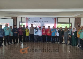 Rakor persiapan Pilkada dan PSU yang dihadiri Camat se-Kabupaten Pohuwato, Kamis (27/6/2024).