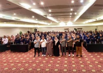 Sosialisasi pembentukan Panitia pemutakhiran data pemilih oleh KPU Kabupaten Bone Bolango.