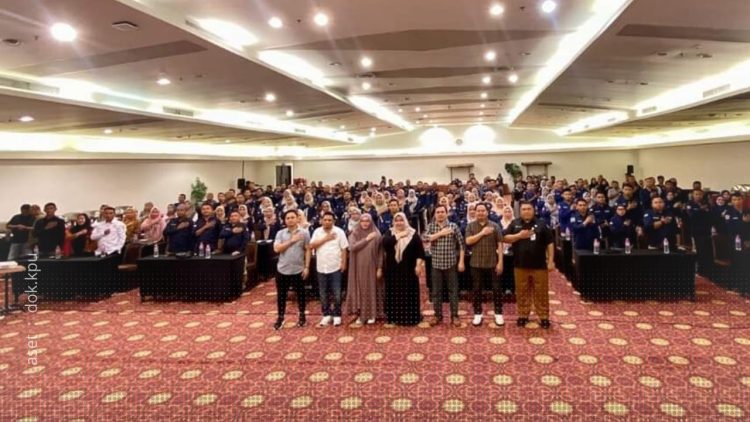 Sosialisasi pembentukan Panitia pemutakhiran data pemilih oleh KPU Kabupaten Bone Bolango.