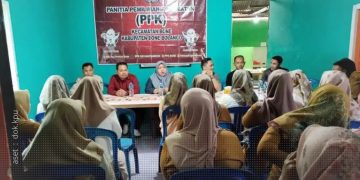 Monitoring dan evaluasi kesiapan sekretariat PPK-PPS oleh KPU Kabupaten Bone Bolango.