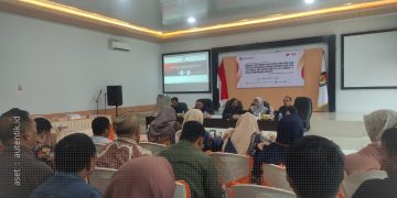 KPU Pohuwato saat menggelar Bimtek pelaksanaan Pemungutan Suara Ulang (PSU), Sabtu (29/6/2024).