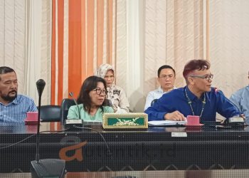 Managemen PGP saat turut hadir dalam Rapat Dengar Pendapat (RDP) DPRD Kabupaten Pohuwato.
