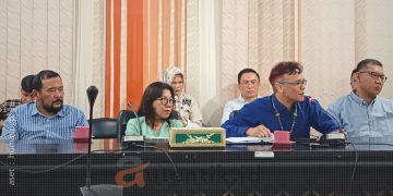 Managemen PGP saat turut hadir dalam Rapat Dengar Pendapat (RDP) DPRD Kabupaten Pohuwato.