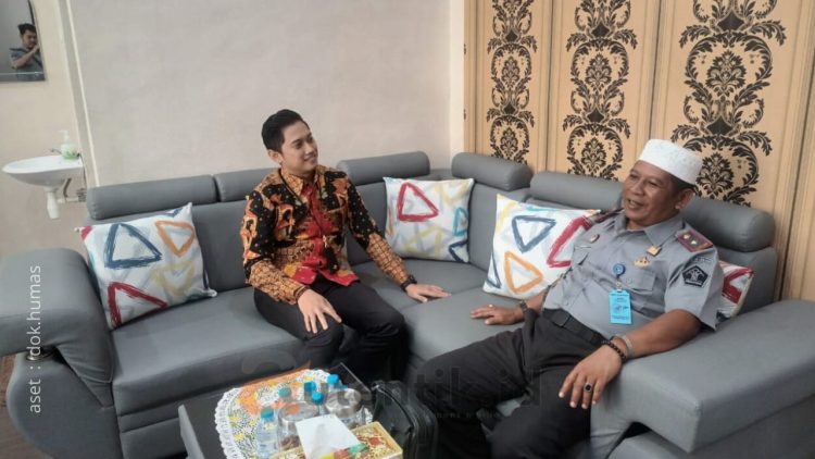Silaturahmi Pinca BRI Marisa, Fauzan Rahman bersama Kalapas Pohuwato, Irman Jaya.