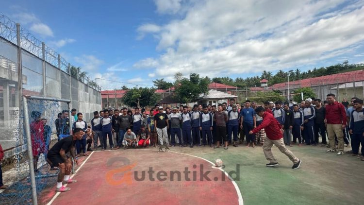 Pekan olahraga antar Warga binaan Lapas Kelas IIB Pohuwato.