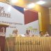 Anggota KPU Kabupaten Pohuwato, Windarto, saat membuka Bimtek pengelolaan dan pertanggungjawaban hibah pilkada 2024.