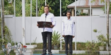Apel rutin Komisi Pemilihan Umum Kabupaten Gorontalo, Senin (8/7/2024).