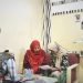 Anggota KPU RI, Betty Epsilon Idroos, saat melakukan monitoring Coklit di Desa Hulawa, Kecamatan Telaga, Gorontalo, Selasa (9/7/2024).