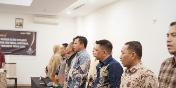 Komisioner KPU Pohuwato saat mengikuti rakor tingkat Provinsi.