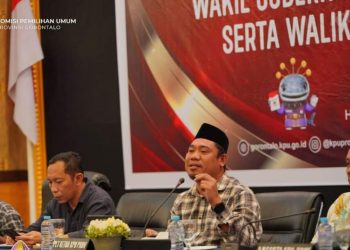 Bimbingan teknis tahapan pencalonan Pemilihan Kepala Daerah 2024 oleh KPU Provinsi Gorontalo.