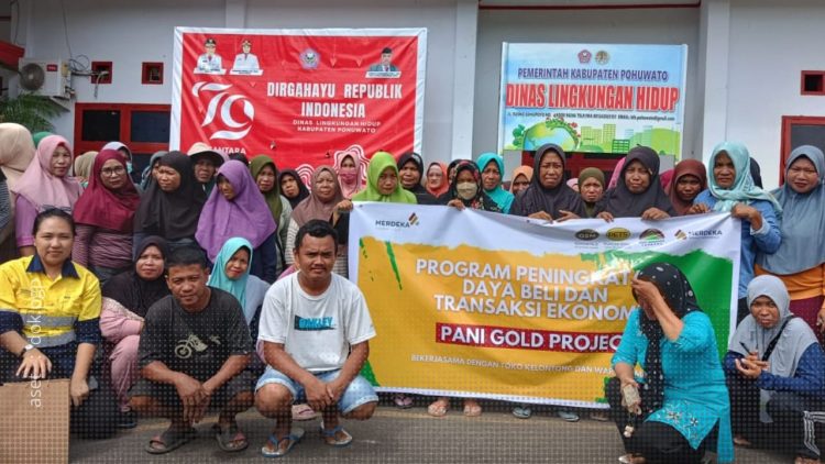 Program peningkatan daya beli dan transaksi ekonomi Pani Gold Project.