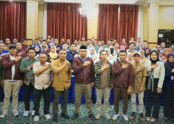 Raker pengelolaan media sosial KPU Provinsi Gorontalo bersama PPK se-Gorontalo.