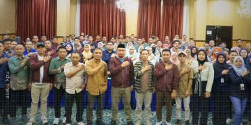 Raker pengelolaan media sosial KPU Provinsi Gorontalo bersama PPK se-Gorontalo.