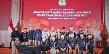 Rapat Koordinasi Analisa Data Ganda dan Invalid Komisi Pemilihan Umum (KPU).
