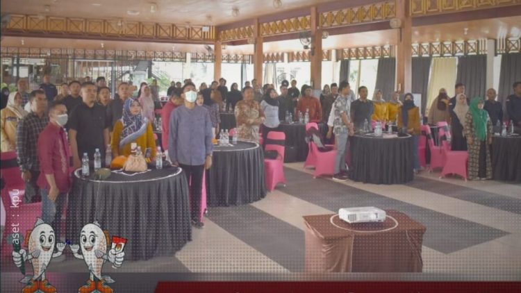 Rakor sinkronisasi dan persiapan penetapan Daftar Pemilih Sementara (DPS) KPU Kabupaten Gorontalo.
