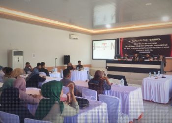 Rapat pleno terbuka penetapan DPS Pohuwato.