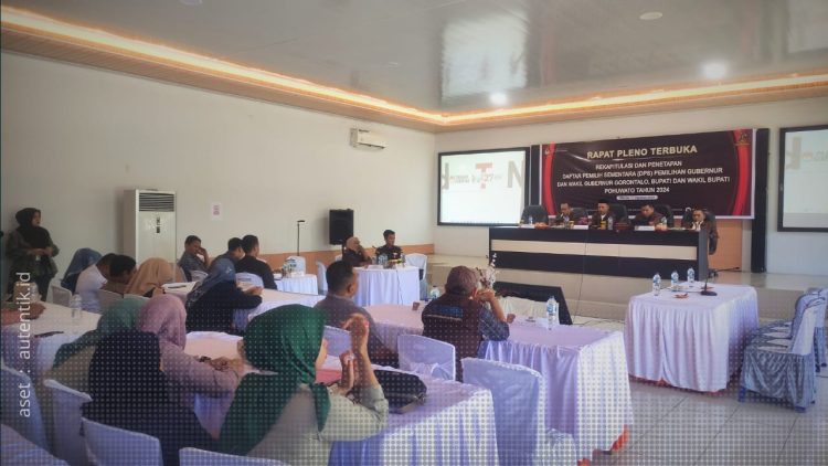 Rapat pleno terbuka penetapan DPS Pohuwato.